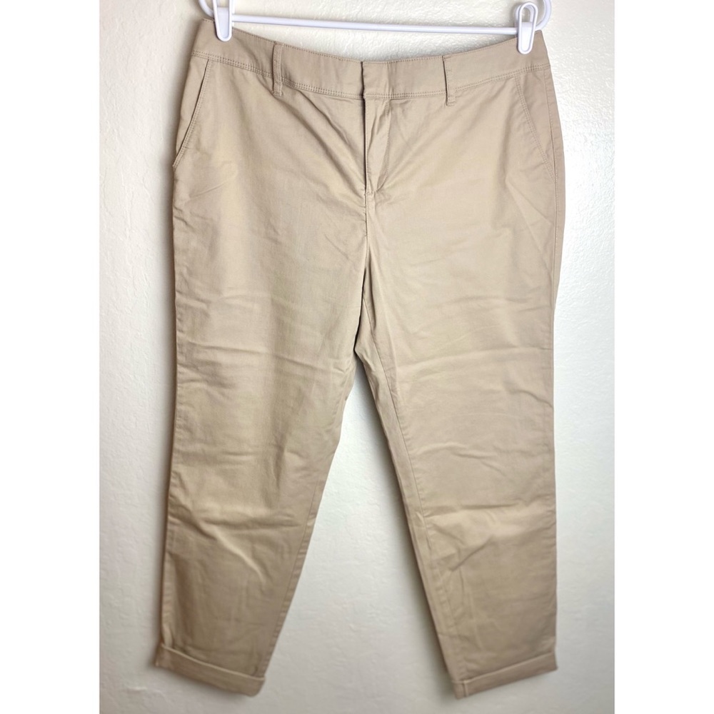 Liz Claiborne Tan Cropped Pants